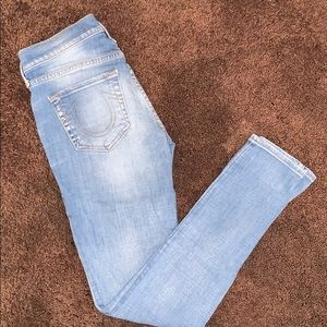 True religion jeans. Light wash